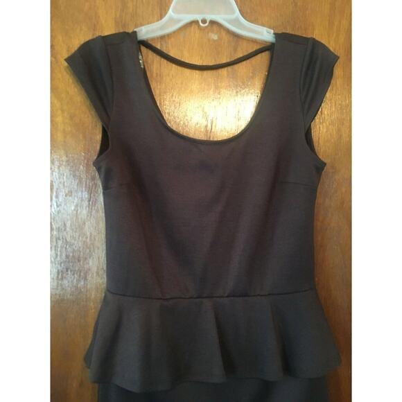 Delirious Dress Brown Medium M - Picture 2 of 5